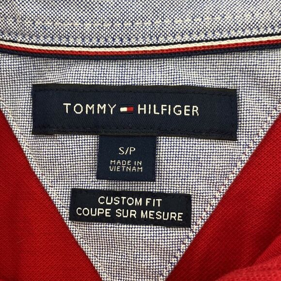 Tommy Hilfiger red polo - Picture 3 of 5